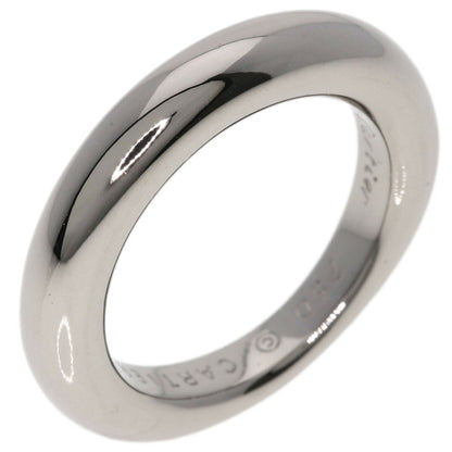 CARTIER Ellipse #50 Ring K18 White Gold Ladies [Used]