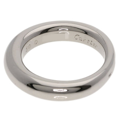 CARTIER Ellipse #50 Ring K18 White Gold Ladies [Used]