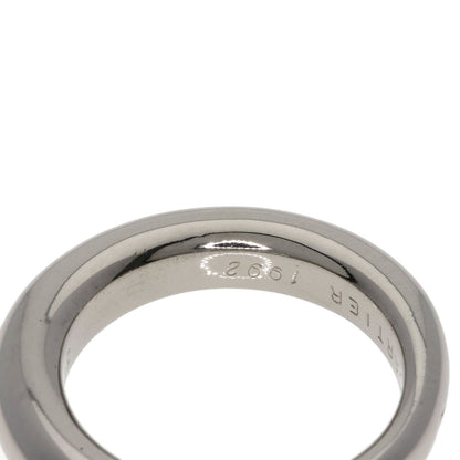 CARTIER Ellipse #50 Ring K18 White Gold Ladies [Used]