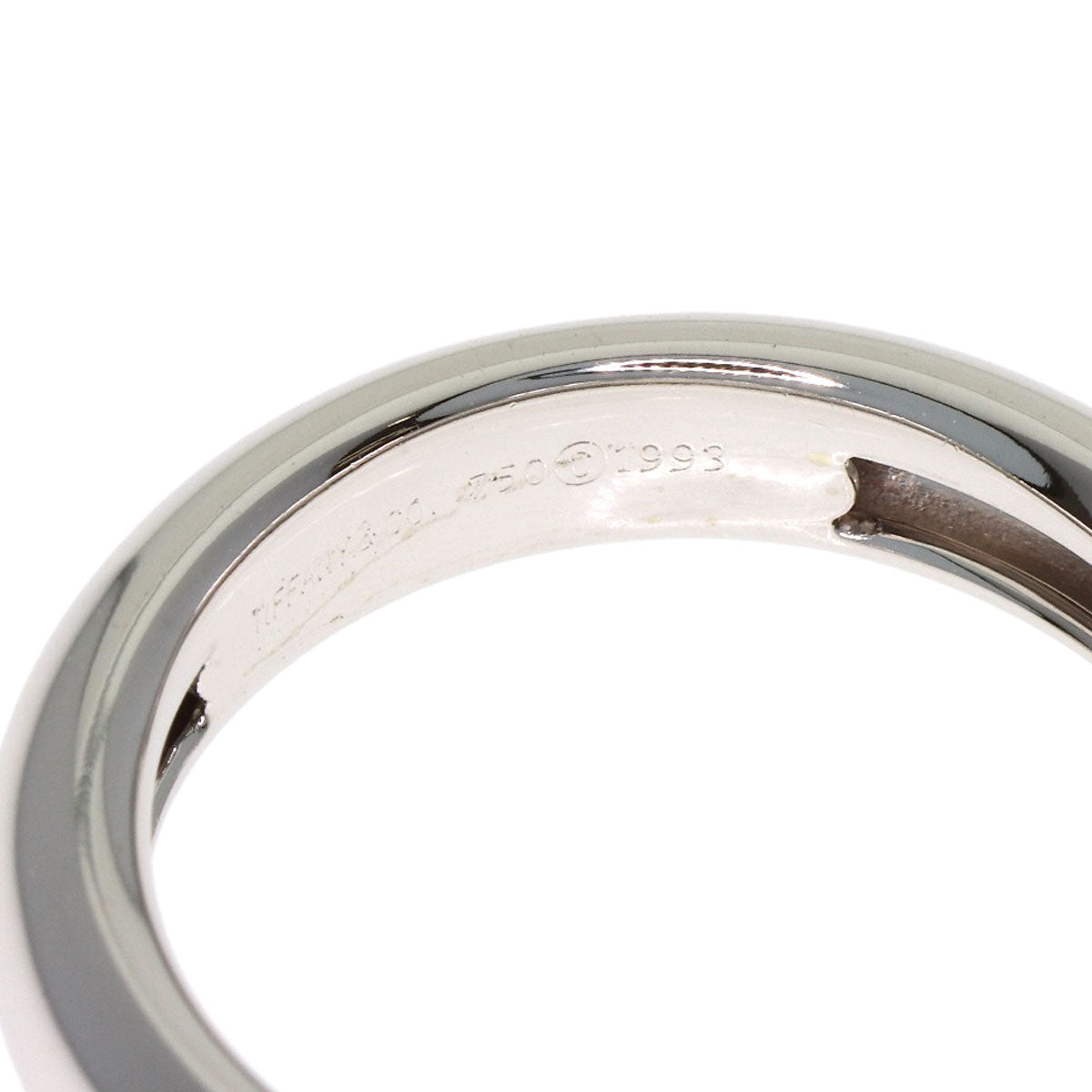 TIFFANY&Co. friendship Ring K18 White Gold 18K Yellow GoldLadies [Used]