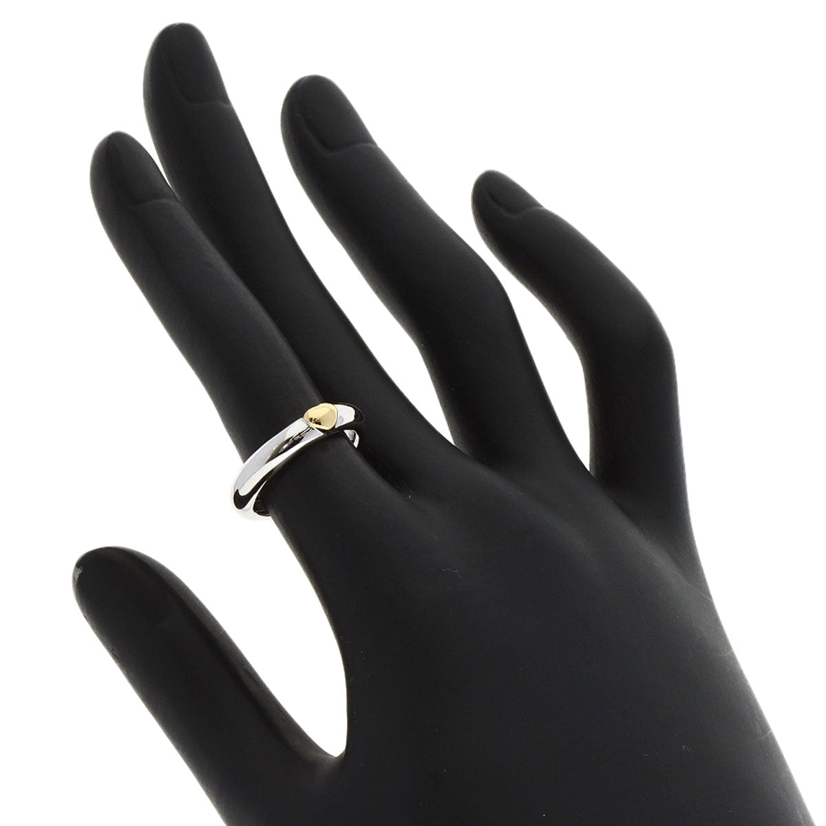 TIFFANY&Co. friendship Ring K18 White Gold 18K Yellow GoldLadies [Used]
