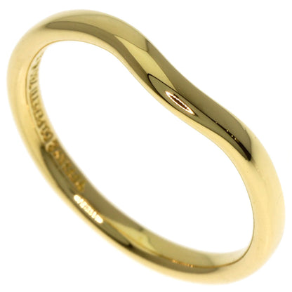 TIFFANY&Co. Curved band Ring K18 Yellow Gold Ladies [Used]