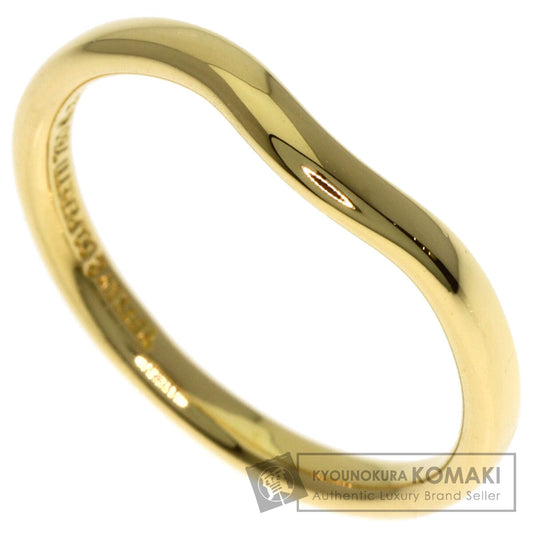 TIFFANY&Co. Curved band Ring K18 Yellow Gold Ladies [Used]