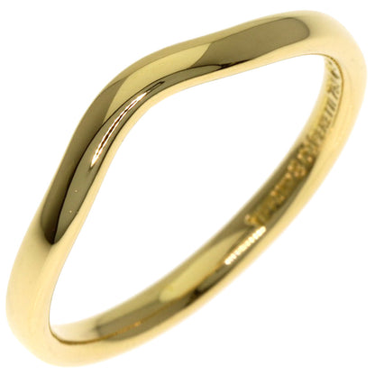 TIFFANY&Co. Curved band Ring K18 Yellow Gold Ladies [Used]