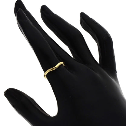TIFFANY&Co. Curved band Ring K18 Yellow Gold Ladies [Used]