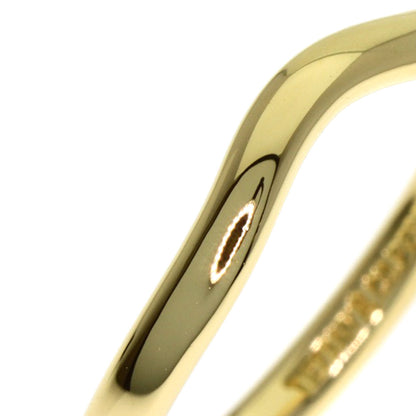 TIFFANY&Co. Curved band Ring K18 Yellow Gold Ladies [Used]