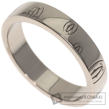 CARTIER Happy birthday # 49 Ring K18 White Gold Ladies [Used]