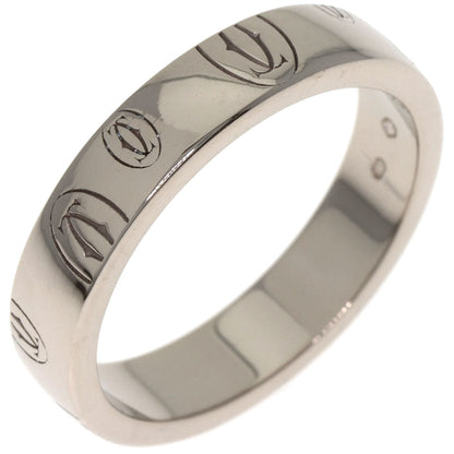 CARTIER Happy birthday # 49 Ring K18 White Gold Ladies [Used]