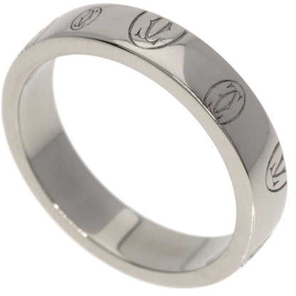CARTIER Happy birthday # 50 Ring K18 White Gold Ladies [Used]