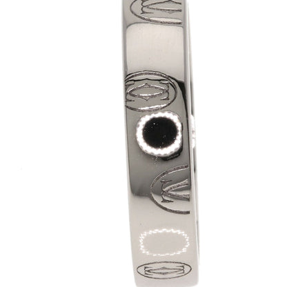 CARTIER Happy birthday # 50 Ring K18 White Gold Ladies [Used]