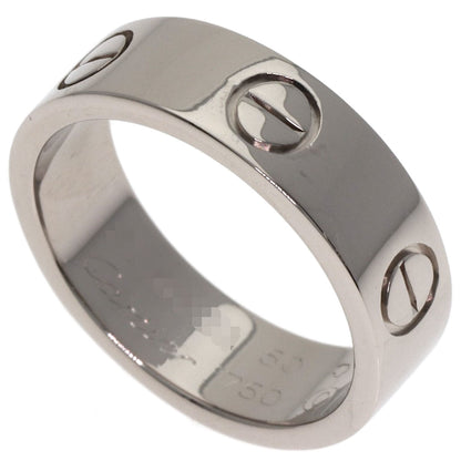 CARTIER love ring #50 Ring K18 White Gold Ladies [Used]