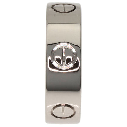 CARTIER love ring #50 Ring K18 White Gold Ladies [Used]