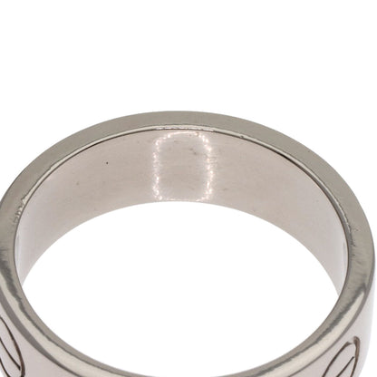 CARTIER love ring #50 Ring K18 White Gold Ladies [Used]