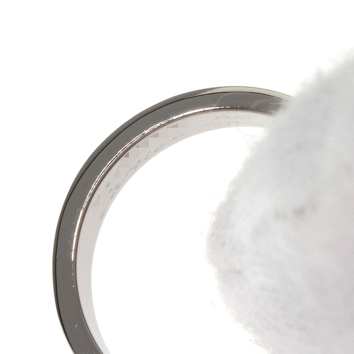 CARTIER love ring #50 Ring K18 White Gold Ladies [Used]