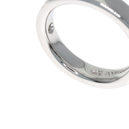 TIFFANY&Co. Kisses XOX Diamond Ring K18 White Gold Ladies [Used]