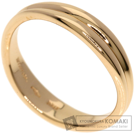 TIFFANY&Co. Double wave Ring K18 Pink Gold Ladies [Used]
