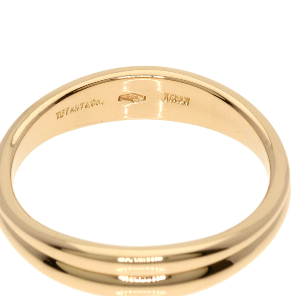 TIFFANY&Co. Double wave Ring K18 Pink Gold Ladies [Used]