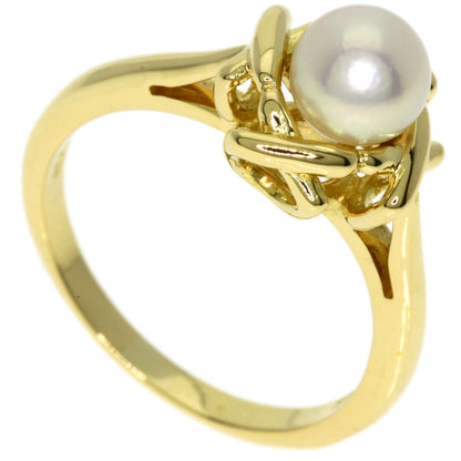TIFFANY&Co. Pearl Pearl Ring K18 Yellow Gold Ladies [Used]