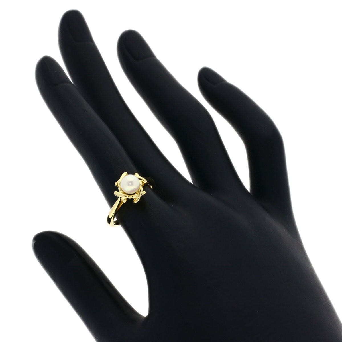 TIFFANY&Co. Pearl Pearl Ring K18 Yellow Gold Ladies [Used]