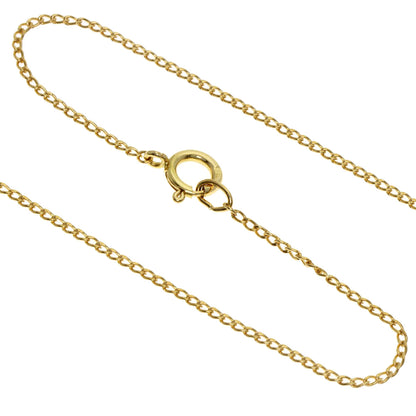 TIFFANY&Co. Leaf heart Necklace K18 Yellow Gold Ladies [Used]