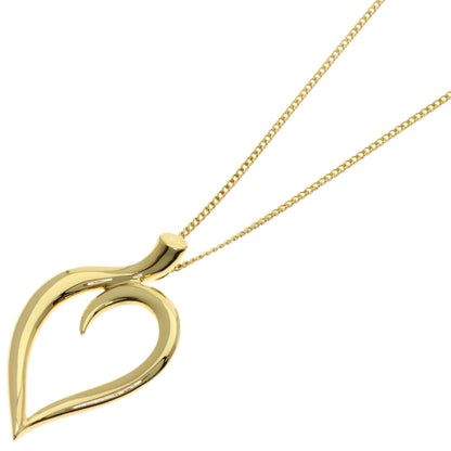 TIFFANY&Co. Leaf Necklace K18 Yellow Gold Ladies [Used]