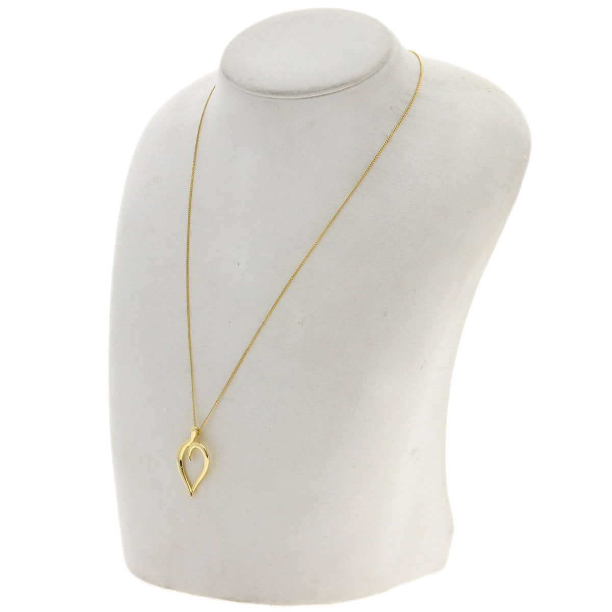 TIFFANY&Co. Leaf Necklace K18 Yellow Gold Ladies [Used]