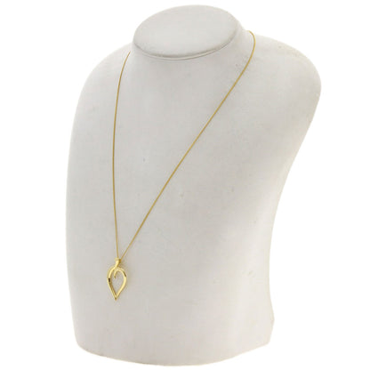 TIFFANY&Co. Leaf Necklace K18 Yellow Gold Ladies [Used]