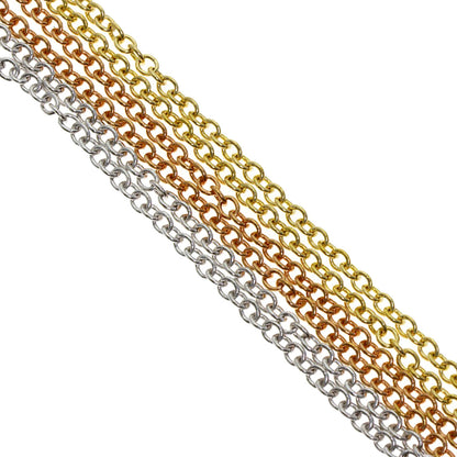 1.3ct Three-color Diamond Necklace K18 Yellow Gold 18K Pink Gold 38.2g　Ladies