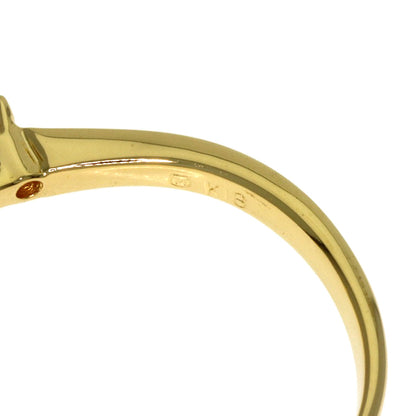 MIKIMOTO Pearl Pearl 2P Diamond Ring K18 Yellow Gold Ladies [Used]