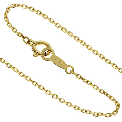 MIKIMOTO Pearl Pearl 1P Diamond Necklace K18 Yellow Gold Ladies [Used]