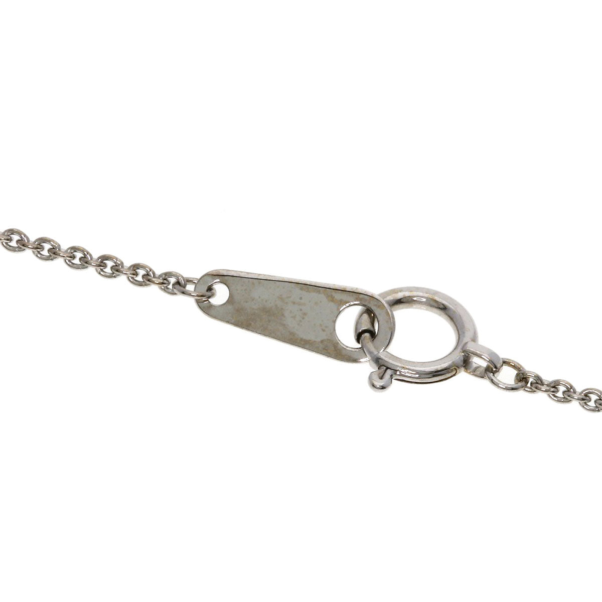 MIKIMOTO Garnet Pearl Pearl Diamond Necklace K18 White Gold Ladies [Used]
