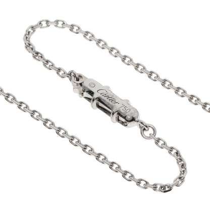 CARTIER C heart Necklace K18 White Gold Ladies [Used]