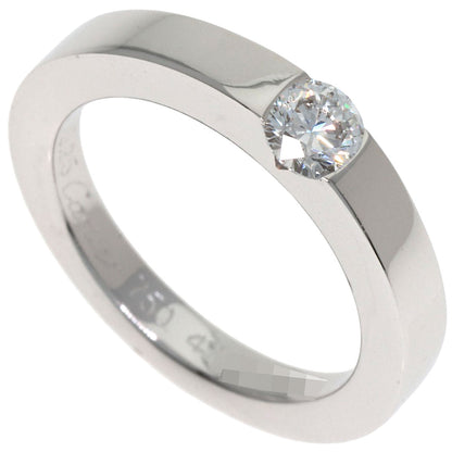 CARTIER Date with Diamond #47 Ring K18 White Gold Ladies [Used]