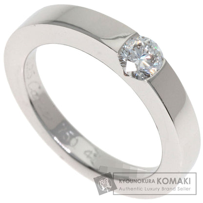 CARTIER Date with Diamond #47 Ring K18 White Gold Ladies [Used]