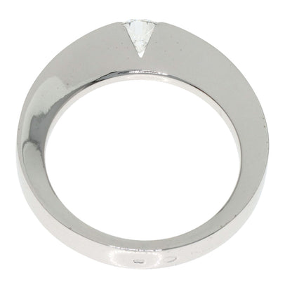 CARTIER Date with Diamond #47 Ring K18 White Gold Ladies [Used]