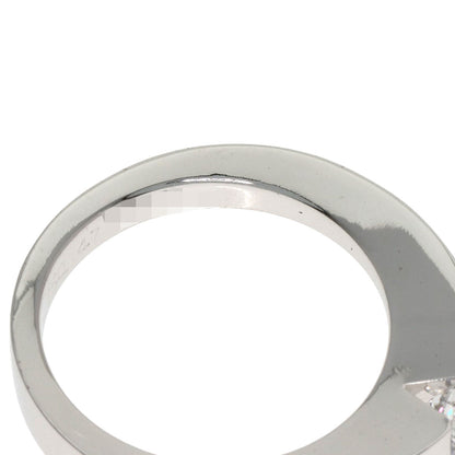 CARTIER Date with Diamond #47 Ring K18 White Gold Ladies [Used]