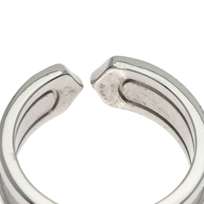 CARTIER C2 Ring SM Diamond #51 Ring K18 White Gold Ladies [Used]