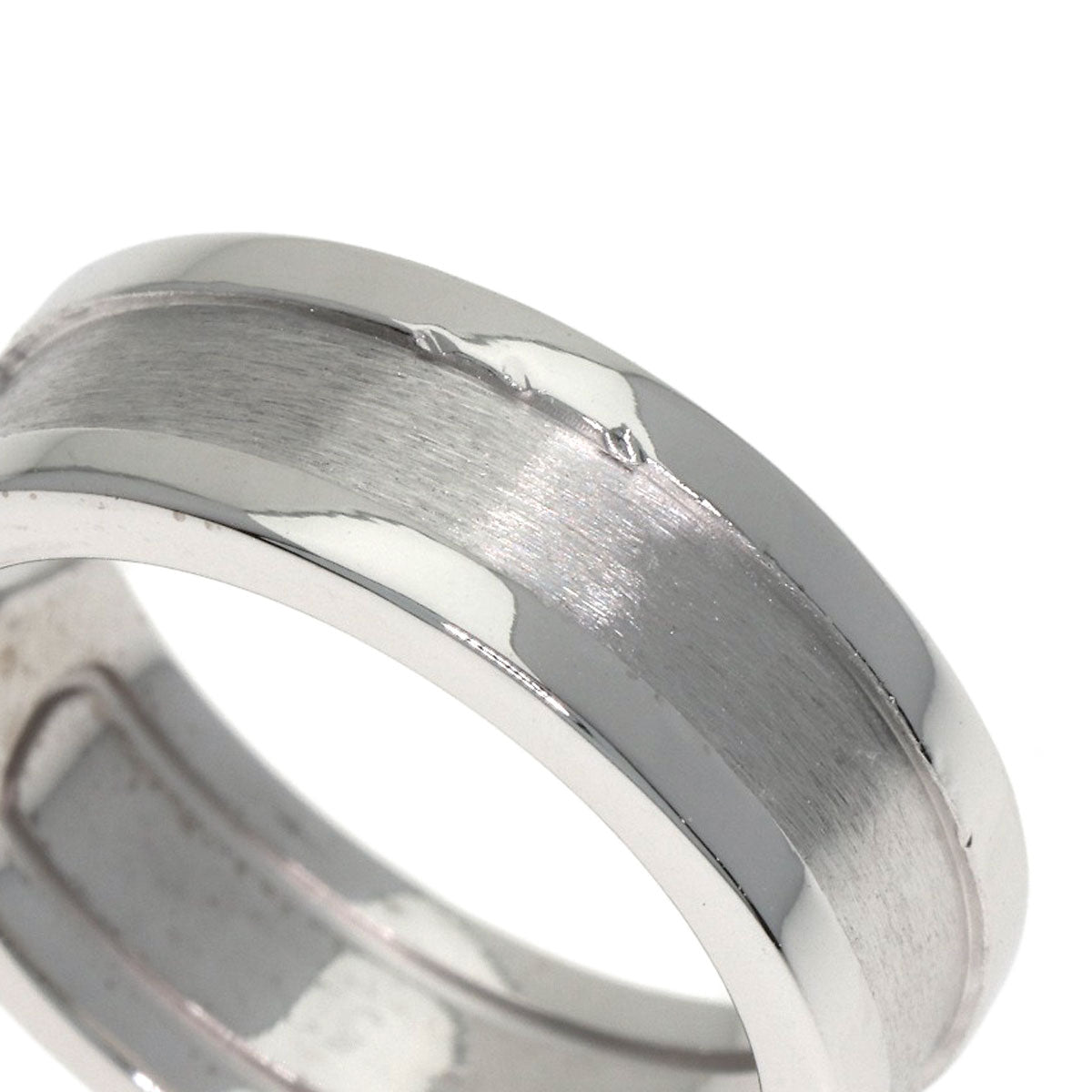CARTIER C2 Ring SM Diamond #51 Ring K18 White Gold Ladies [Used]