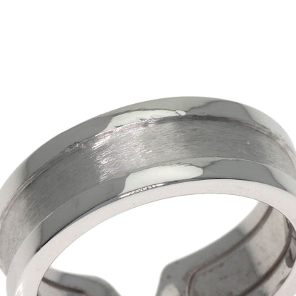 CARTIER C2 Ring SM Diamond #51 Ring K18 White Gold Ladies [Used]