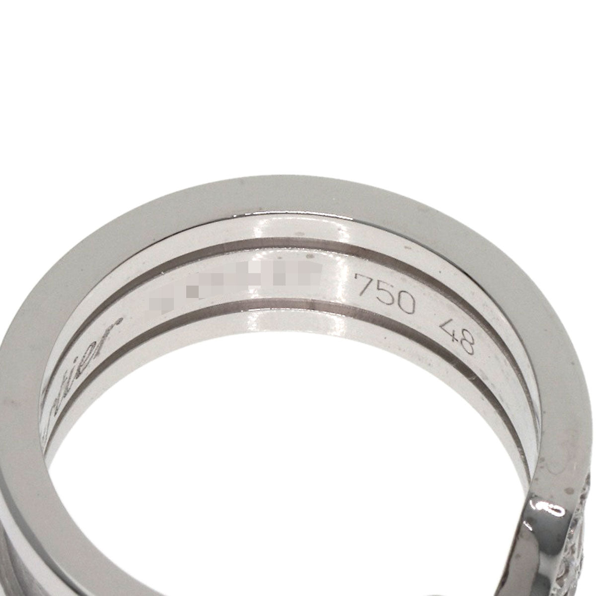 CARTIER C2 Ring SM Diamond #48 Ring K18 White Gold Ladies [Used]