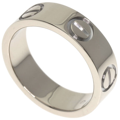 CARTIER love ring #51 Ring K18 White Gold Ladies [Used]