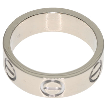 CARTIER love ring #51 Ring K18 White Gold Ladies [Used]