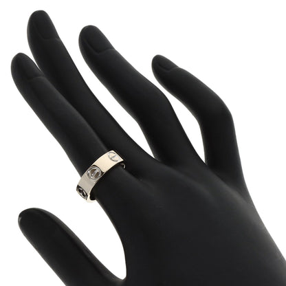 CARTIER love ring #51 Ring K18 White Gold Ladies [Used]