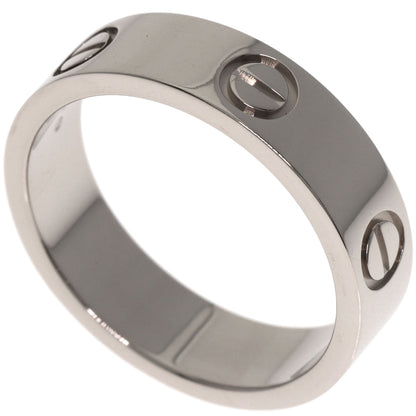 CARTIER love ring #56 Ring K18 White Gold Ladies [Used]