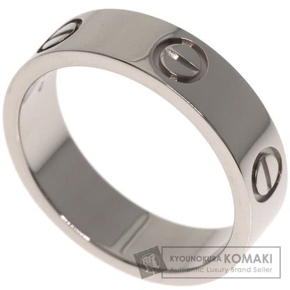 CARTIER love ring #56 Ring K18 White Gold Ladies [Used]