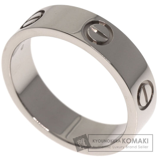 CARTIER love ring #56 Ring K18 White Gold Ladies [Used]