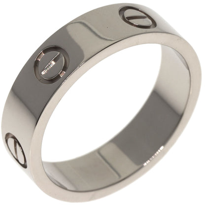 CARTIER love ring #56 Ring K18 White Gold Ladies [Used]