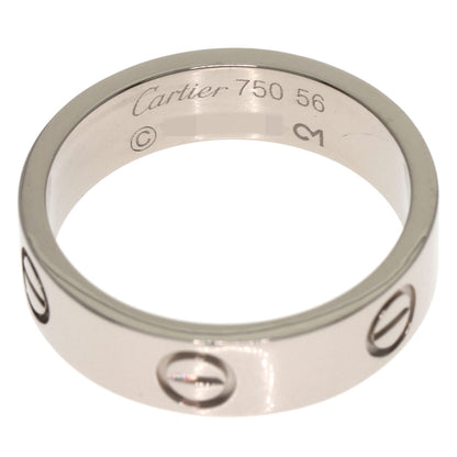 CARTIER love ring #56 Ring K18 White Gold Ladies [Used]
