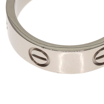 CARTIER love ring #56 Ring K18 White Gold Ladies [Used]