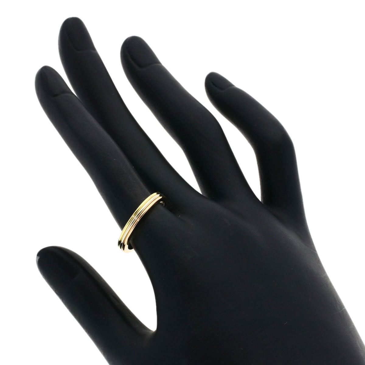 CARTIER Three colors # 53 Ring K18 Yellow Gold K18 White GoldLadies [Used]